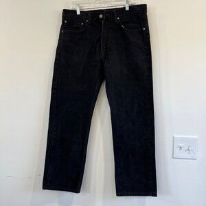 Levi's 505 Men's Black Jeans 100% cotton 36 X 30